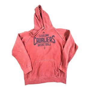 Adidas Cleveland Cavaliers Y2K LeBron James Heavyweight Red Hoodie Men’s Medium